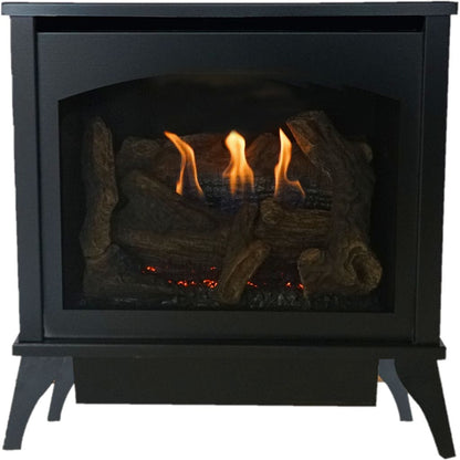 Empire Spirit 25" Intermittent Pilot Control With On/Off Switch, Natural Gas Vent Free Medium Steel Stove