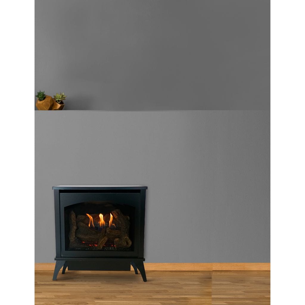 Empire Spirit 25" Millivolt Control With On/Off Switch, Natural Gas Vent Free Medium Steel Stove