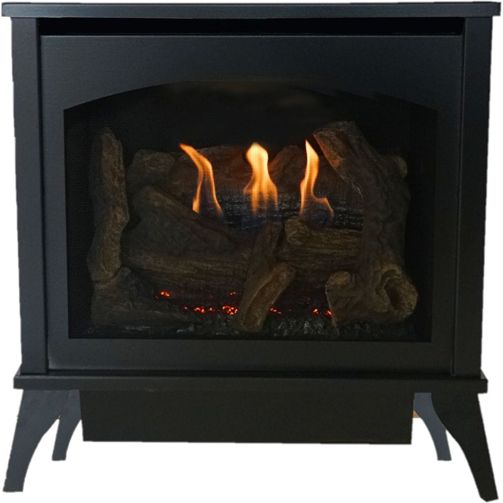 Empire Spirit 25" Millivolt Control With On/Off Switch, Natural Gas Vent Free Medium Steel Stove