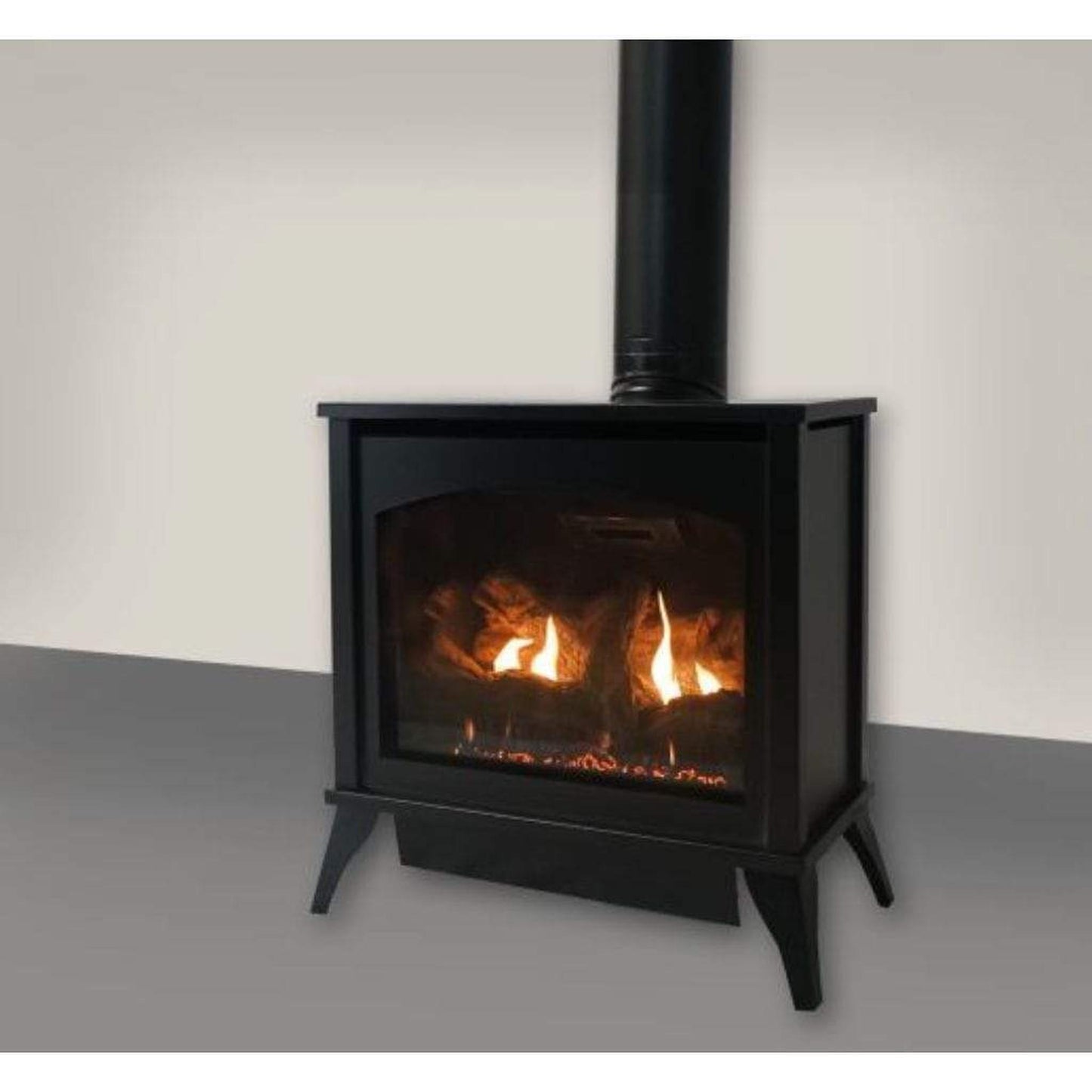 Empire Spirit 27" Millivolt Control With On/Off Switch, Natural Gas Direct Vent Medium Steel Stove