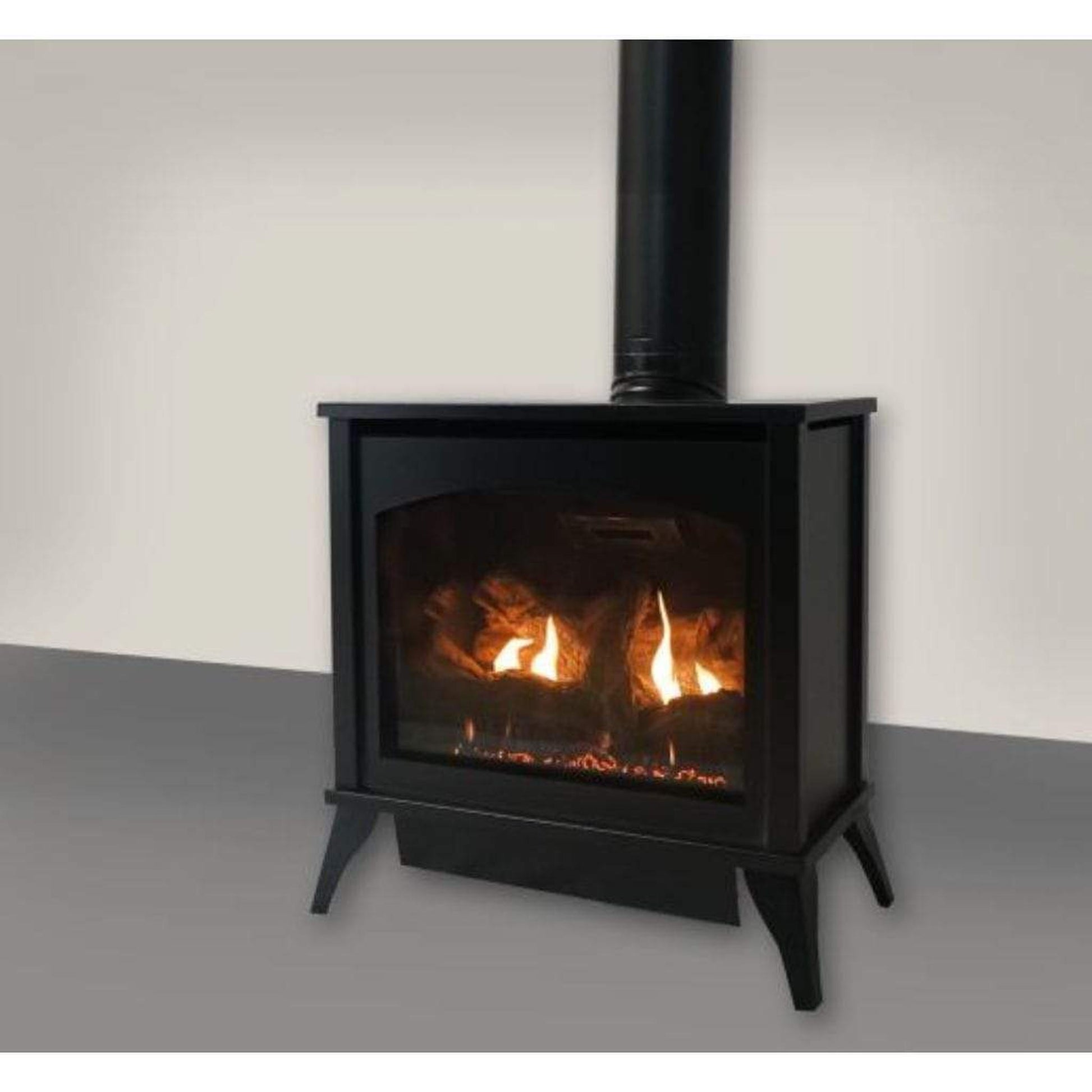 Empire Spirit 27" Millivolt Control With On/Off Switch, Natural Gas Direct Vent Medium Steel Stove