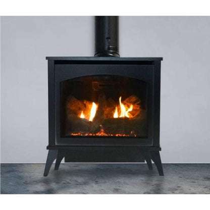 Empire Spirit 27" Millivolt Control With On/Off Switch, Propane Gas Direct Vent Medium Steel Stove