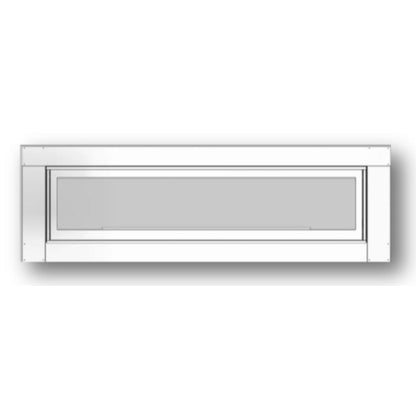 Empire Stainless Steel Exterior Frame for 48" See-Through Direct Vent Boulevard Fireplace