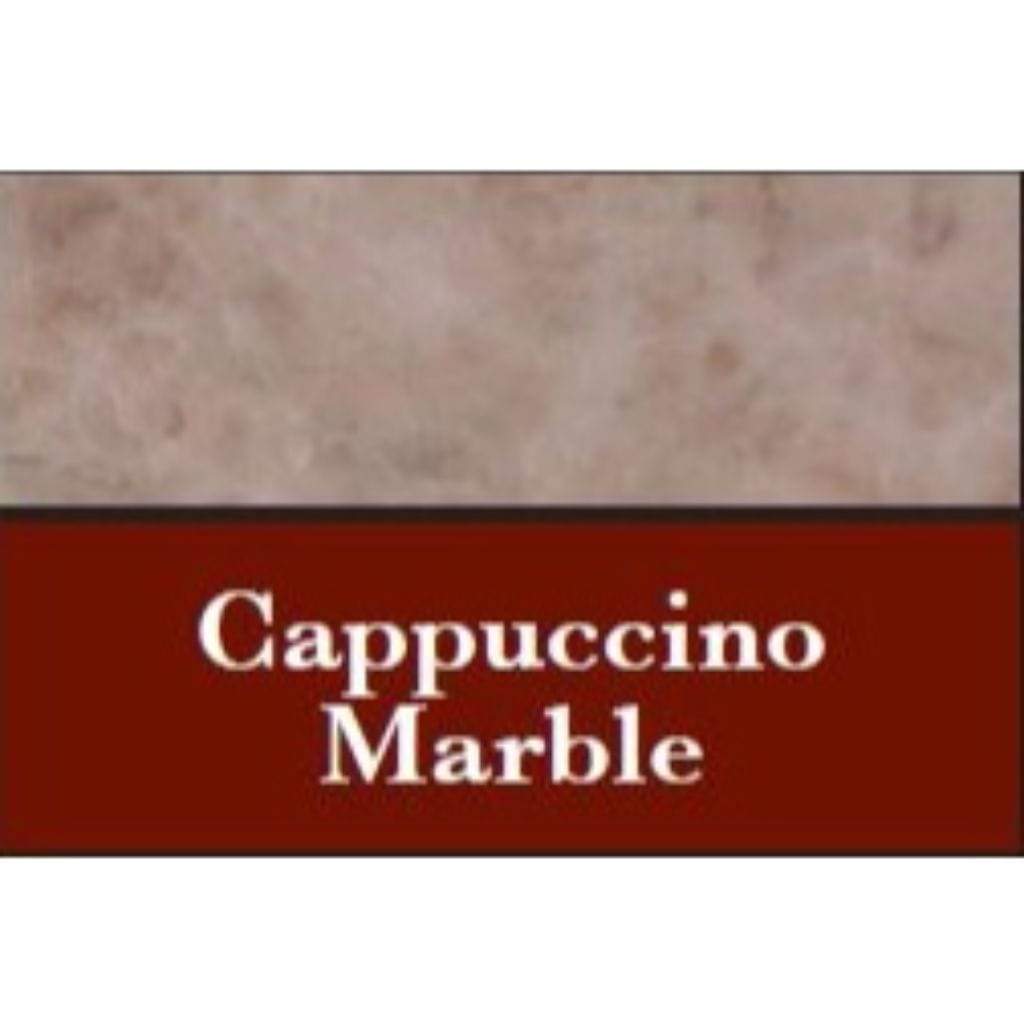 Traditional Floor Pad Base / Cappuccino Marble Empire Stone Inlay Kit for Floor Pads