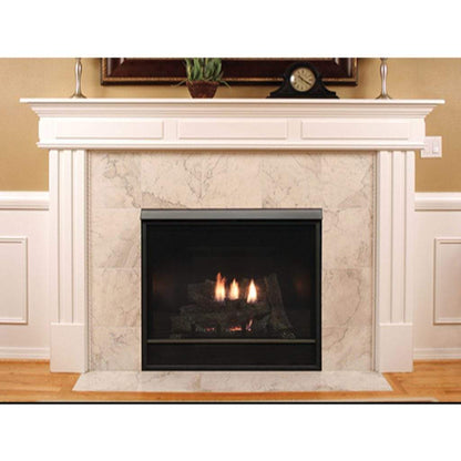 Empire Tahoe Clean Face 32" Millivolt Control With On/Off Switch and Blower, Natural Gas Direct Vent Deluxe Fireplace