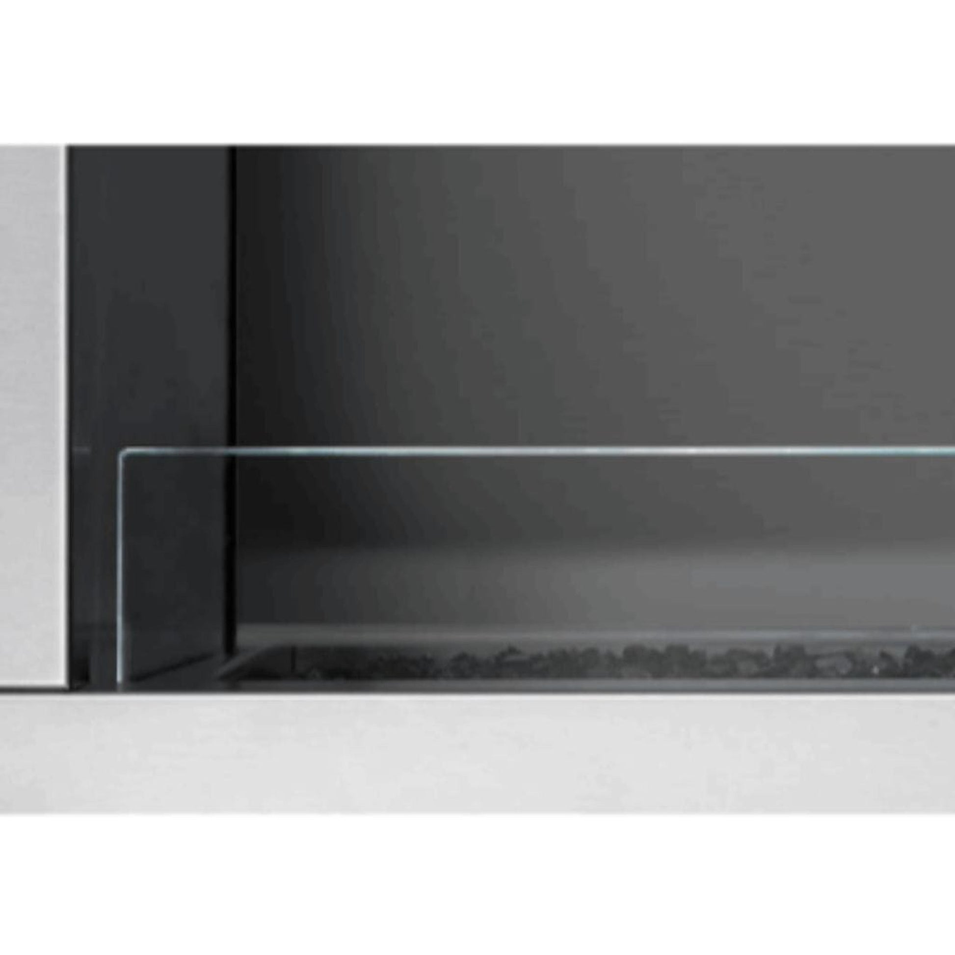 Empire Taller Weather Deflector Glass Panel for 60" Carol Rose Coastal Outdoor Linear See Through Fireplace