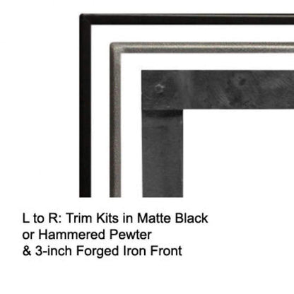 Empire Trim Kit Accessory for 48" See-Through Boulevard DV Contemporary Fireplace