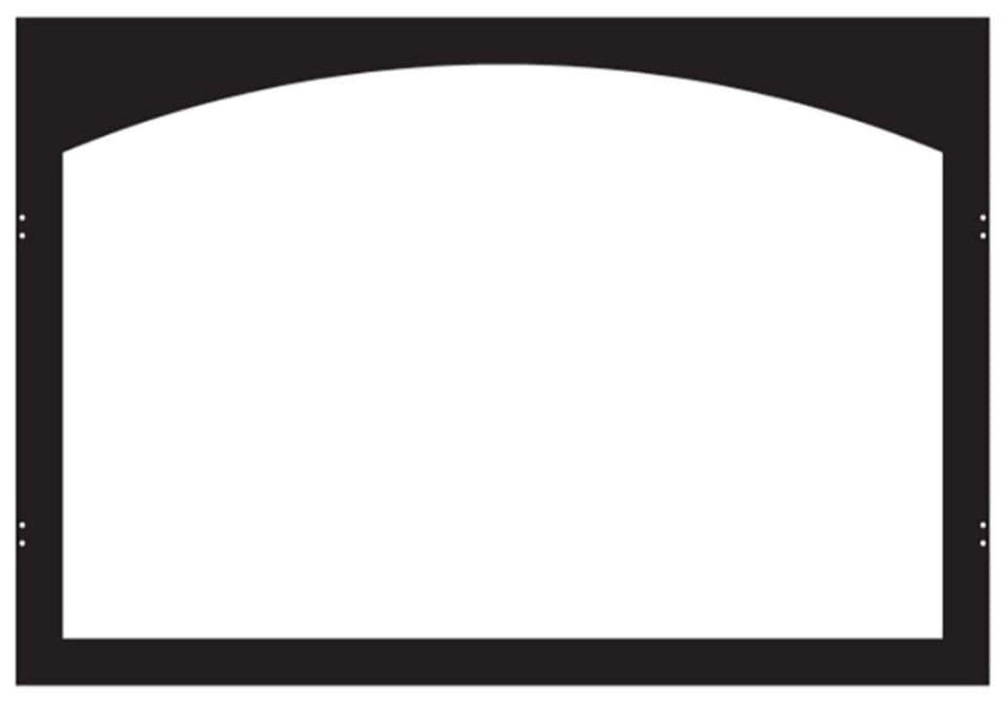 Empire VBY32GBL Matte Black Arch Hinge Door Frame