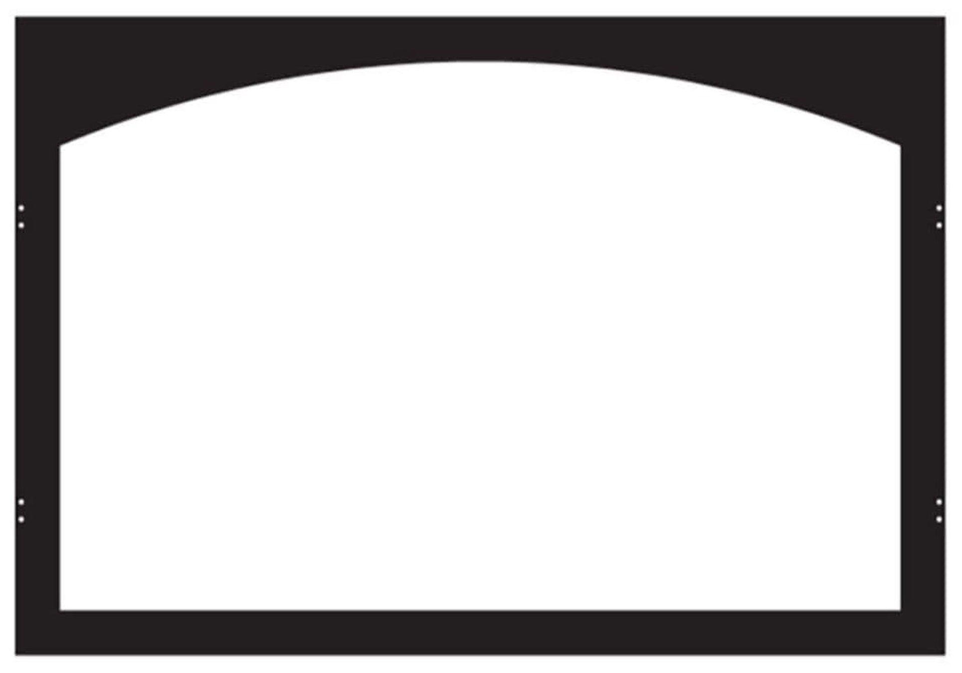 Empire VBY32GBL Matte Black Arch Hinge Door Frame