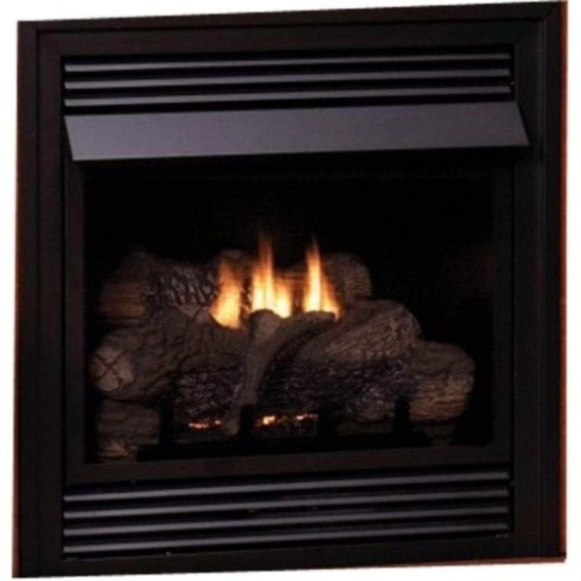 Empire Vail 26" 10,000 BTU Millivolt Control With On/Off Switch and Contour Burner, Natural Gas Vent Free Deluxe Fireplace