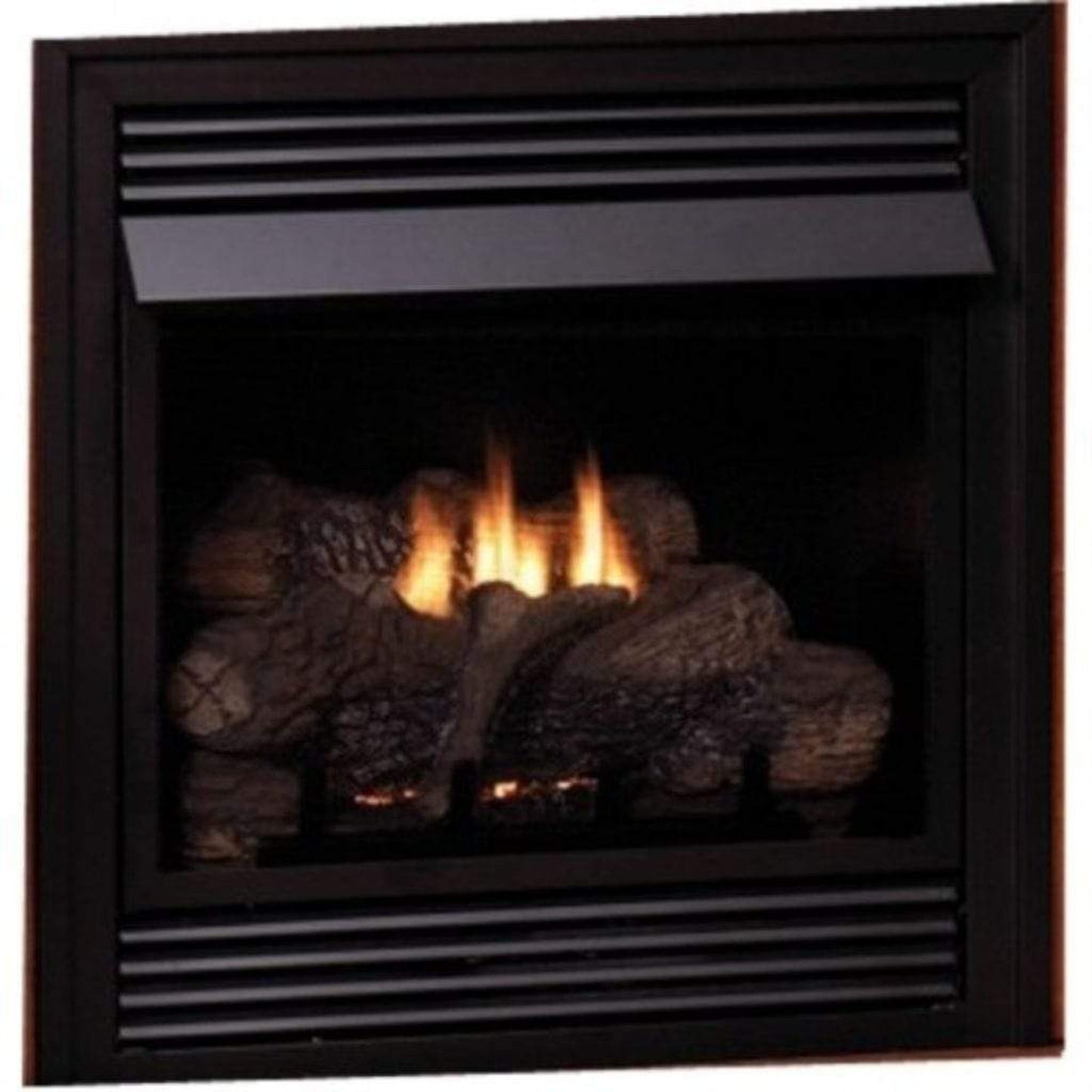 Empire Vail 26" Intermittent Pilot With On/Off Switch and Contour Burner, Natural Gas Vent Free Deluxe Fireplace