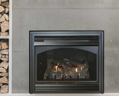 Empire Vail 32" Intermittent Pilot Control With On/Off Switch and Blower, Propane Gas Vent Free Premium Fireplace
