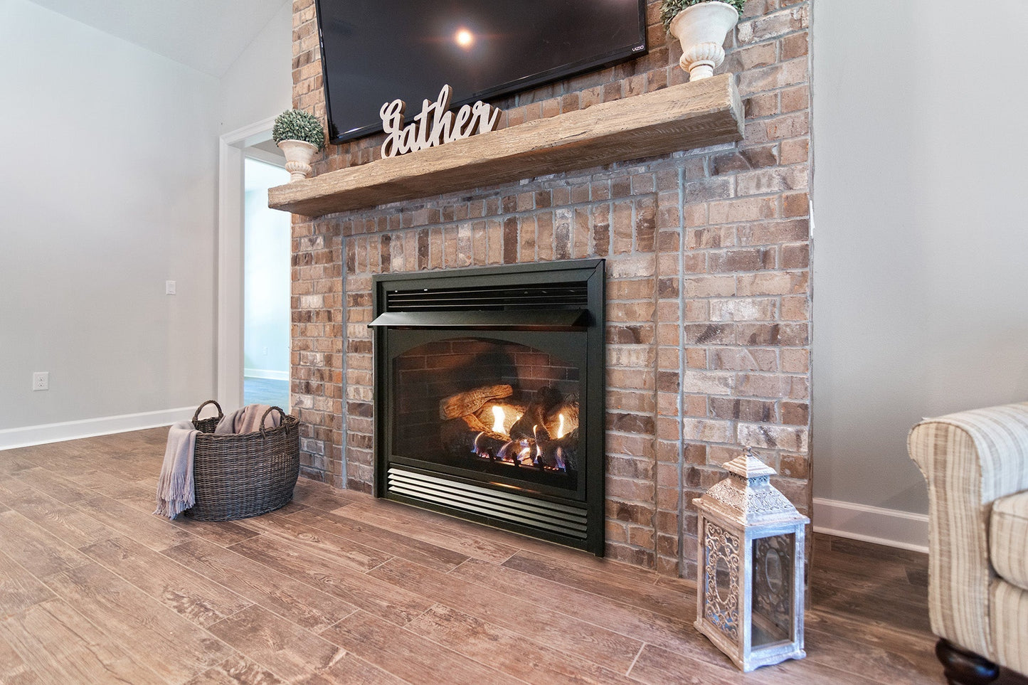 Empire Vail 36" Intermittent Pilot Control With On/Off Switch, Natural Gas Vent Free Premium Fireplace