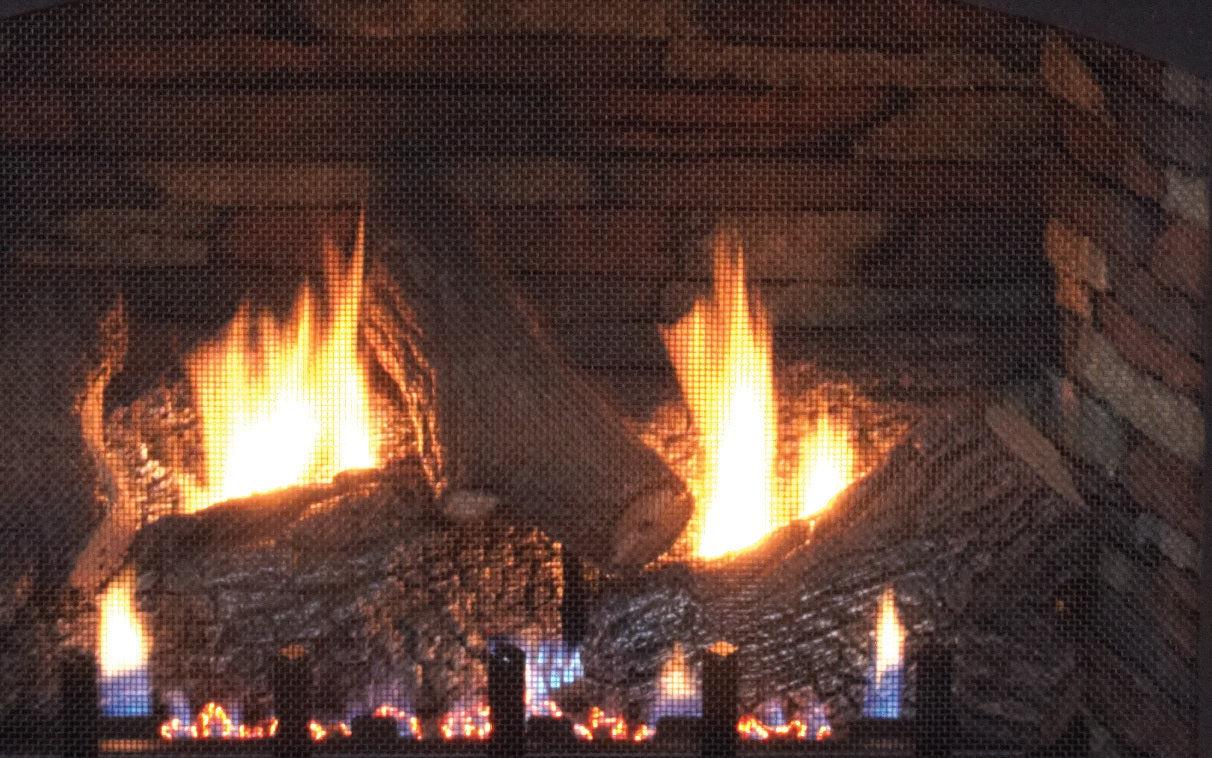 Empire Vail 36" Millivolt Control With On/Off Switch and Blower, Natural Gas Vent Free Premium Fireplace