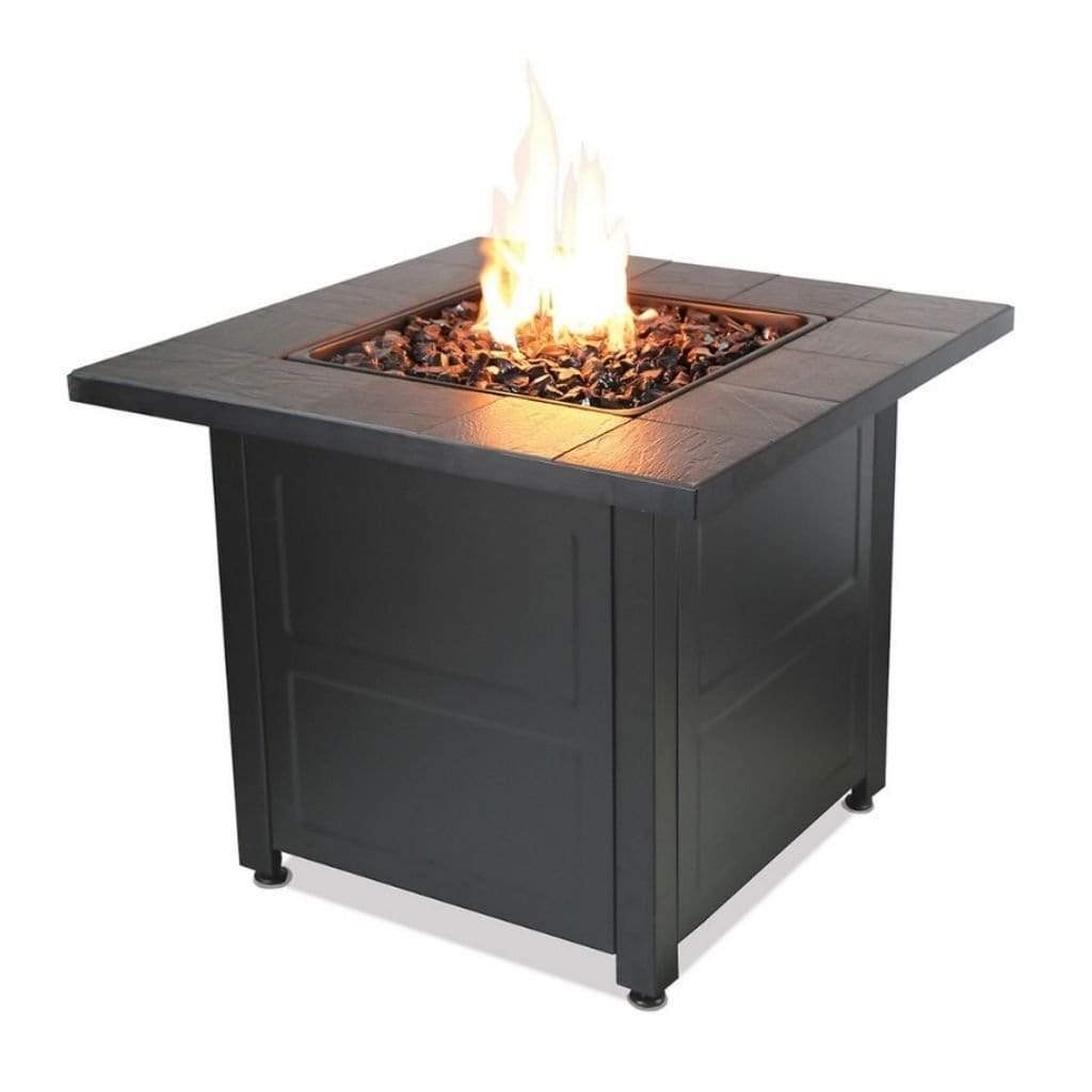 Endless Summer 30" GAD1499M LP Gas Outdoor Fire Pit Table with Ceramic Tile Mantel