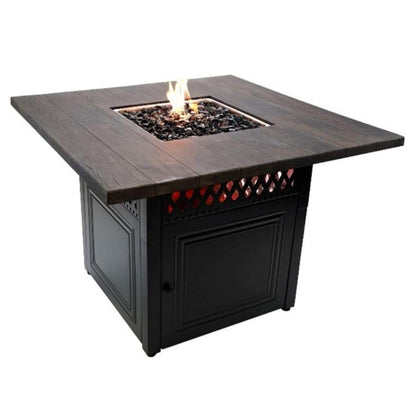 Endless Summer 38" Benjamin LP Gas Outdoor Fire Pit Table with DualHeat Technology