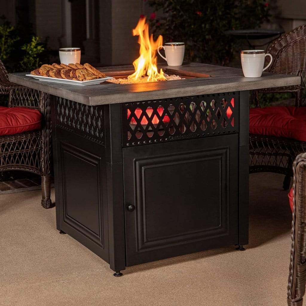 Endless Summer 38" Dakota LP Gas Outdoor Fire Pit Table with DualHeat Technology