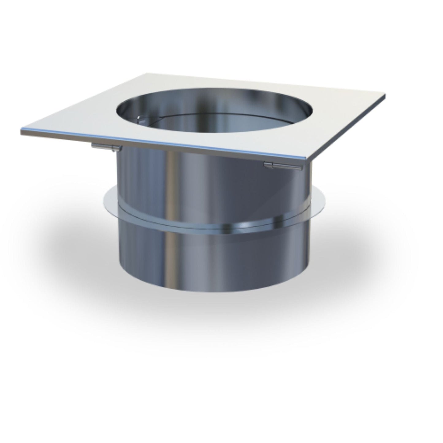Enervex RSHT 12" Chimney Fan With 8" Manual Fireplace Damper & 5A Fan Speed Control - Manual Draft & Damper System