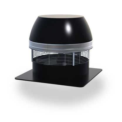 Enervex RSHT 16" Chimney Fan With 10" Manual Fireplace Damper & 5A Fan Speed Control - Manual Draft & Damper System