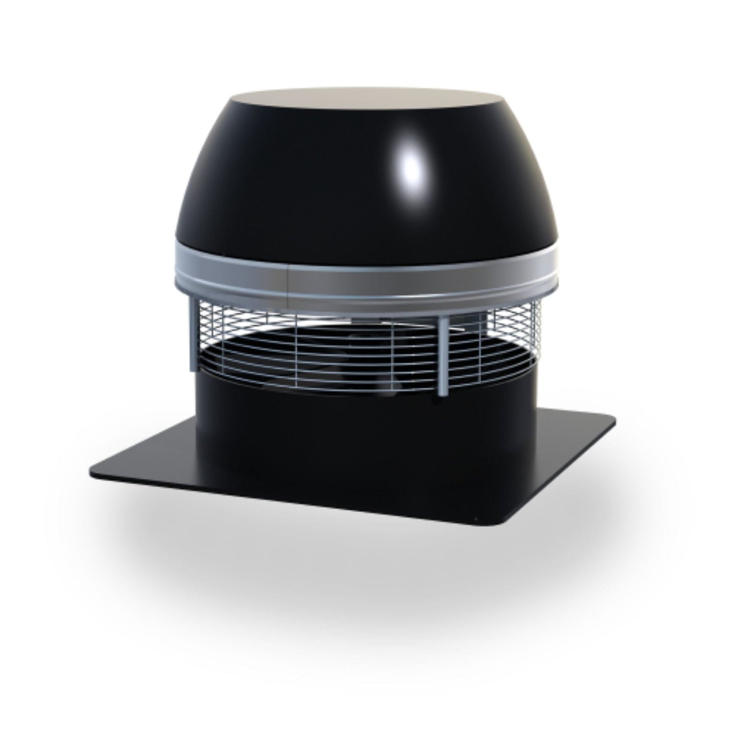 Enervex RSHT 16" Chimney Fan With 16" Manual Fireplace Damper & 15A Fan Speed Control - Manual Draft & Damper System