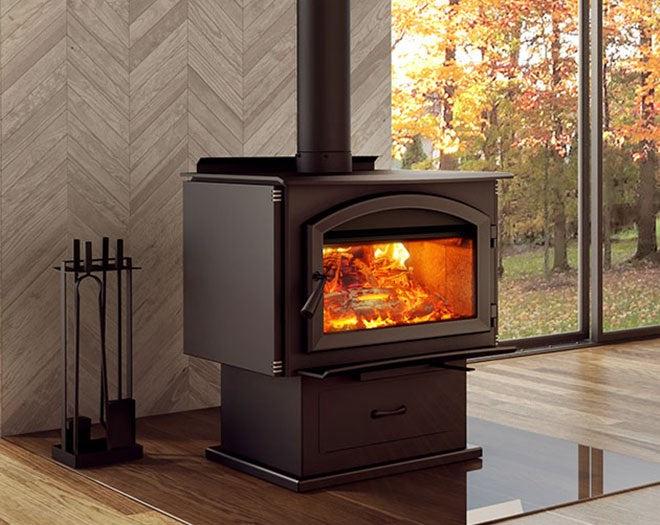 Enerzone Solution 3.5 Wood Burning Stove With Blower
