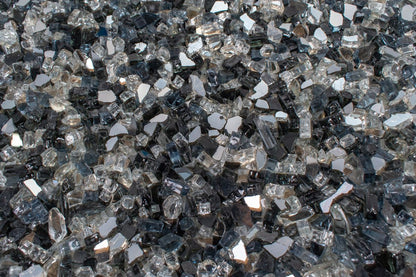 Enhance A Fire 0.25" 5 Lb. Concerto Reflective Premium Mixed Fire Glass for Gas Fireplace, Electric Fireplace and Outdoor Gas Firepit