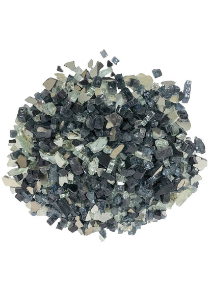 Enhance A Fire 0.25" 5 Lb. Concerto Reflective Premium Mixed Fire Glass for Gas Fireplace, Electric Fireplace and Outdoor Gas Firepit