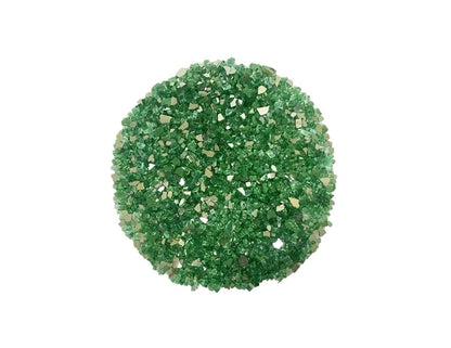 Enhance A Fire 0.25" 5 Lb. Emerald Reflective Crushed Tempered Fire Glass for Gas Fireplace, Electric Fireplace and Outdoor Gas Firepit