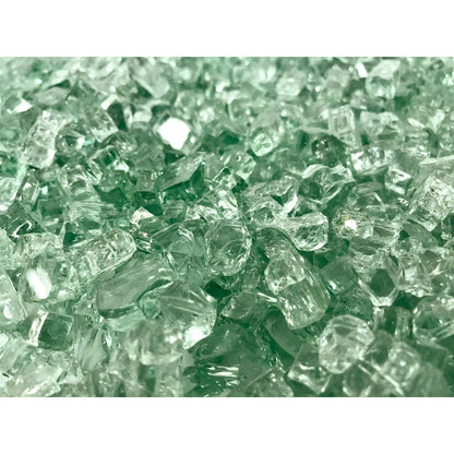 Enhance A Fire 0.25" 5 Lb. Glacier Non-Reflective Crushed Tempered Fire Glass for Gas Fireplace, Electric Fireplace and Outdoor Gas Firepit