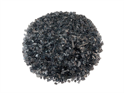 Enhance A Fire 0.25" 5 Lb. Graphite Grey Non-Reflective Crushed Tempered Fire Glass for Gas Fireplace, Electric Fireplace and Outdoor Gas Firepit