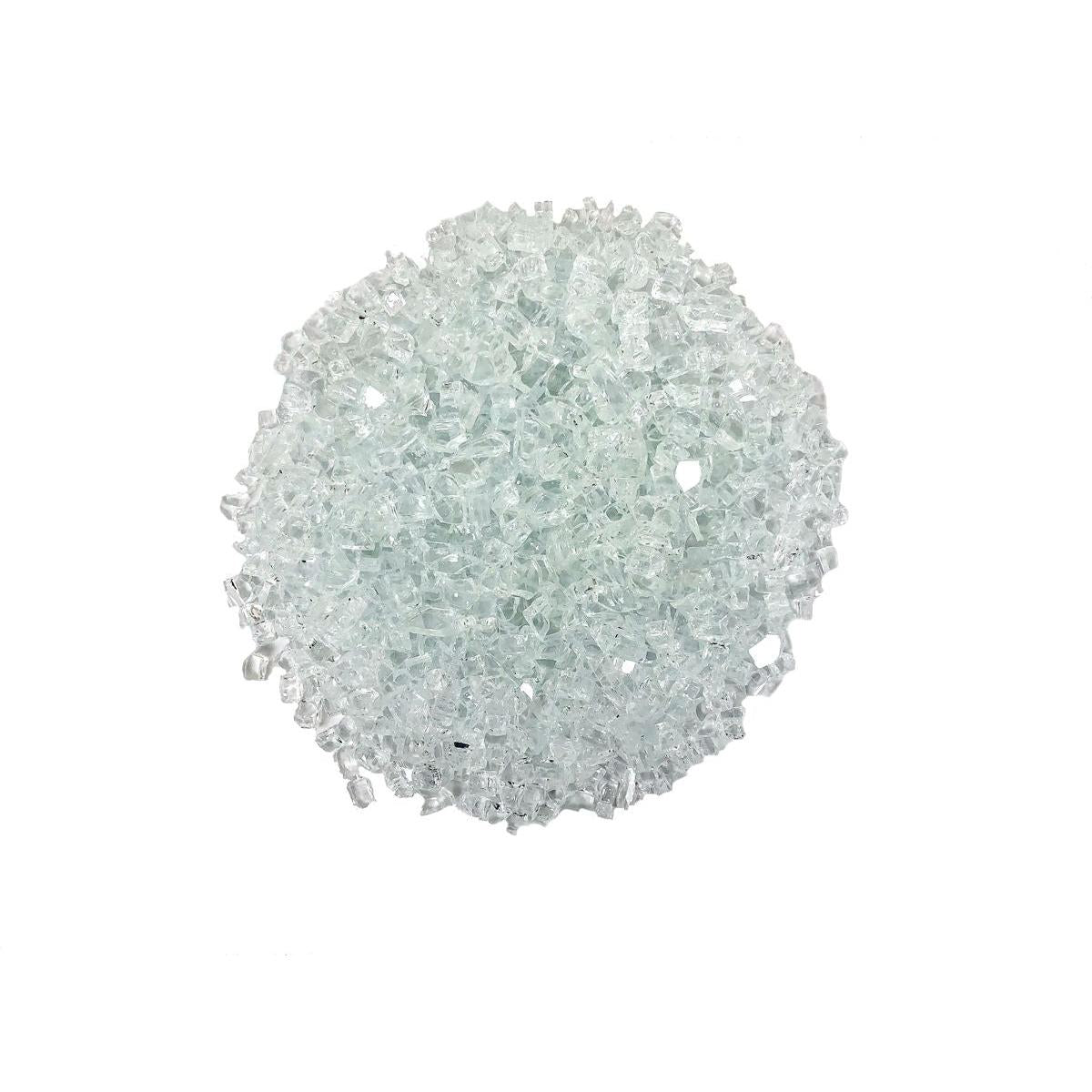 Enhance A Fire 0.25" 5 Lb. Nassau Non-Reflective Crushed Tempered Fire Glass for Gas Fireplace, Electric Fireplace and Outdoor Gas Firepit