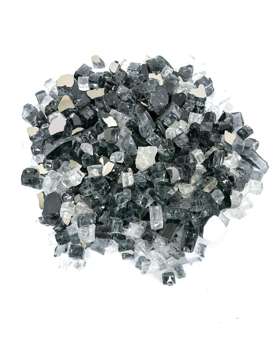 Enhance A Fire 0.50" 5 Lb. Concerto Reflective Premium Mixed Fire Glass for Gas Fireplace, Electric Fireplace and Outdoor Gas Firepit