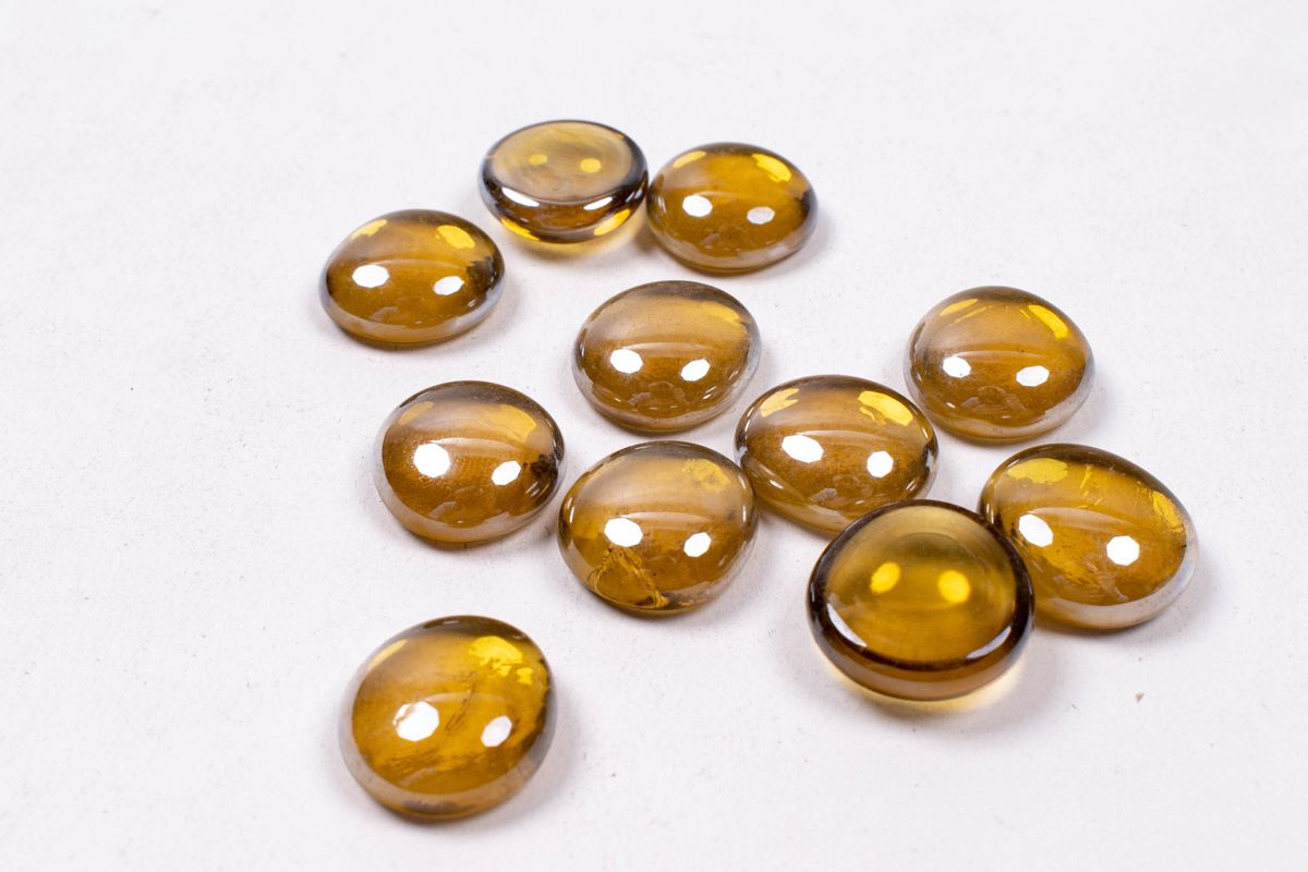 Enhance A Fire 0.75" 5 Lb. Aspen Fire Beads Molded Glass for Gas Fireplace, Electric Fireplace and Outdoor Gas Firepit