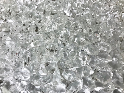 Enhance A Fire 0.75" 5 Lb. Diamond Crystal Luxury Hi-Temp Molded Crystal Fire Glass for Gas Fireplace, Electric Fireplace and Outdoor Gas Firepit