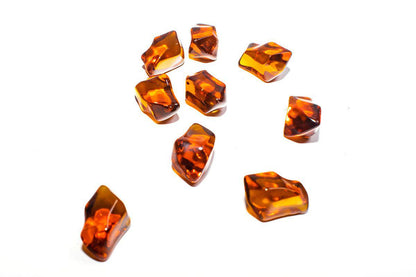 Enhance A Fire 0.75" 5 Lb. Diamond Russet Luxury Hi-Temp Molded Crystal Fire Glass for Gas Fireplace, Electric Fireplace and Outdoor Gas Firepit