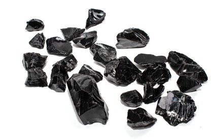Enhance A Fire 0.75" 5 Lb. Onyx Black Recycled Crushed Fire Glass for Gas Fireplace, Electric Fireplace and Outdoor Gas Firepit