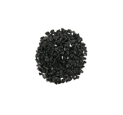 Enhance A Fire 0.75" 5 Lb. Onyx Black Recycled Crushed Fire Glass for Gas Fireplace, Electric Fireplace and Outdoor Gas Firepit