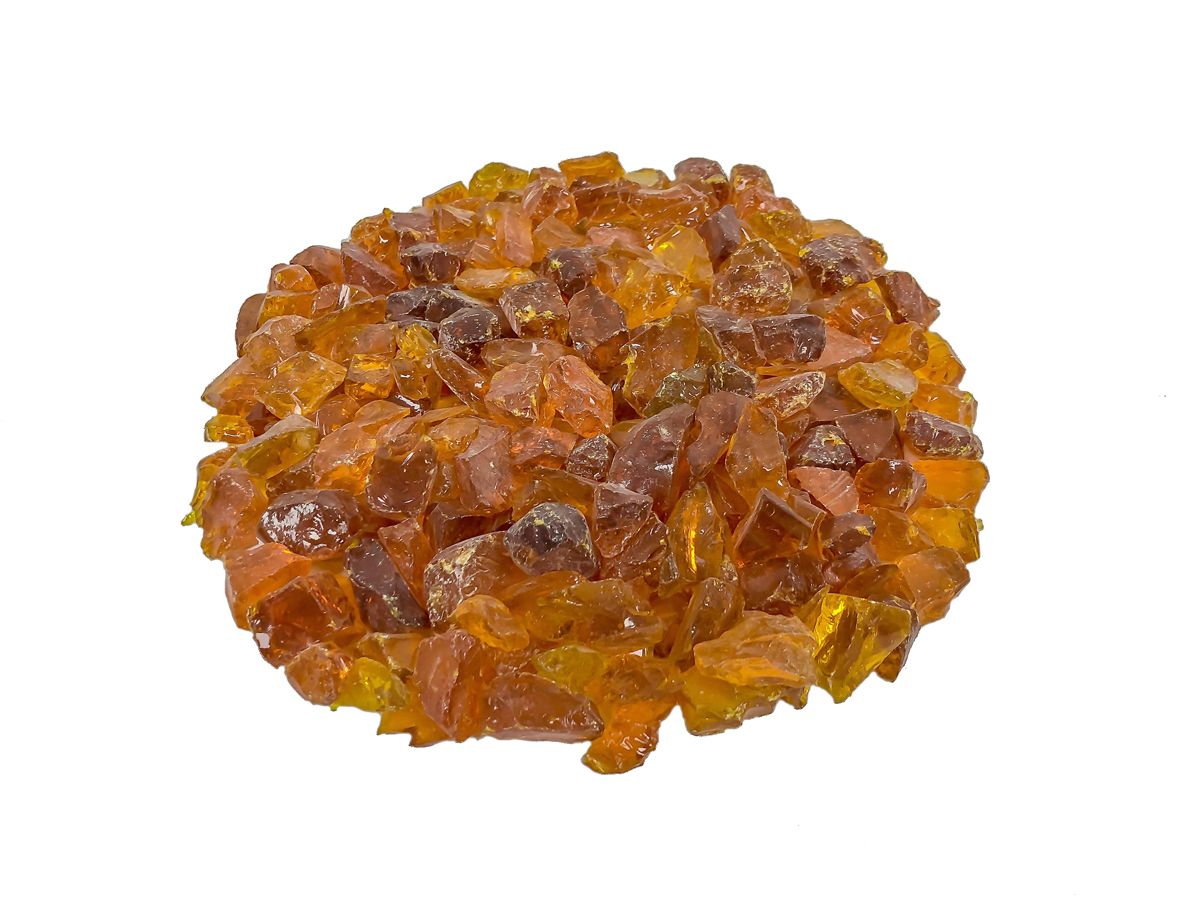 Enhance A Fire 0.75" 5 Lb. Persian Orange Recycled Crushed Fire Glass for Gas Fireplace, Electric Fireplace and Outdoor Gas Firepit