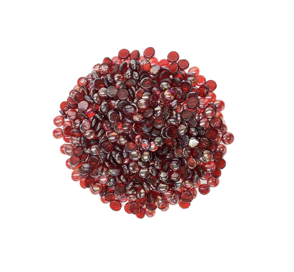 Enhance A Fire 0.75" 5 Lb. Urban Rain Fire Beads Molded Glass for Gas Fireplace, Electric Fireplace and Outdoor Gas Firepit