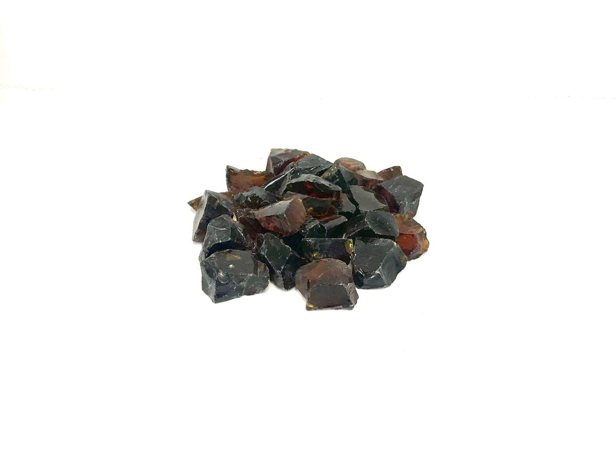 Enhance A Fire 1-2" 5 Lb. Rusty Iron Recycled Crushed Fire Glass for Gas Fireplace, Electric Fireplace and Outdoor Gas Firepit