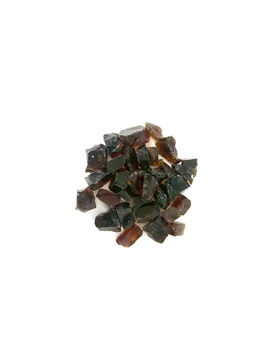 Enhance A Fire 1-2" 5 Lb. Rusty Iron Recycled Crushed Fire Glass for Gas Fireplace, Electric Fireplace and Outdoor Gas Firepit