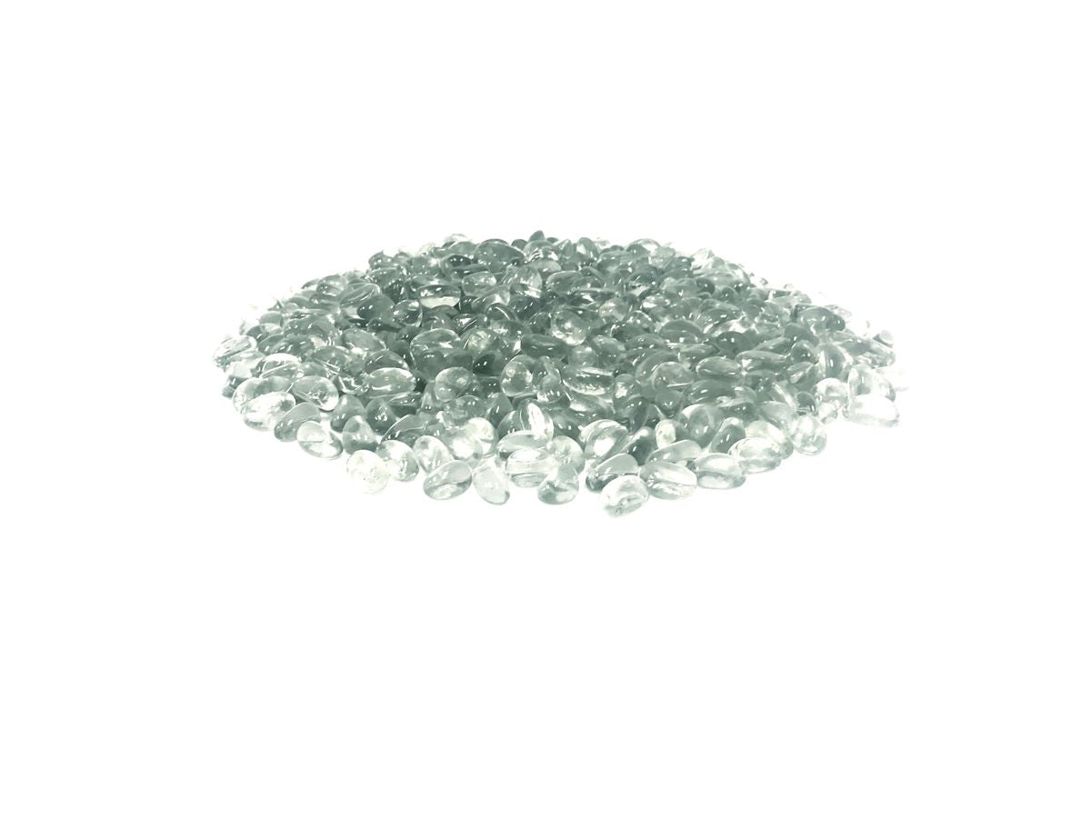 Enhance A Fire 1" 5 Lb. Crystal Jelly Bean Molded Glass for Gas Fireplace, Electric Fireplace and Outdoor Gas Firepit
