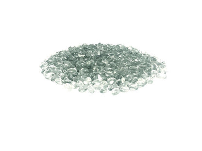 Enhance A Fire 1" 5 Lb. Crystal Jelly Bean Molded Glass for Gas Fireplace, Electric Fireplace and Outdoor Gas Firepit