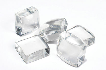 Enhance A Fire 1" 5 Lb. Ice Cubes Luxury Special Fire Glass for Gas Fireplace, Electric Fireplace and Outdoor Gas Firepit