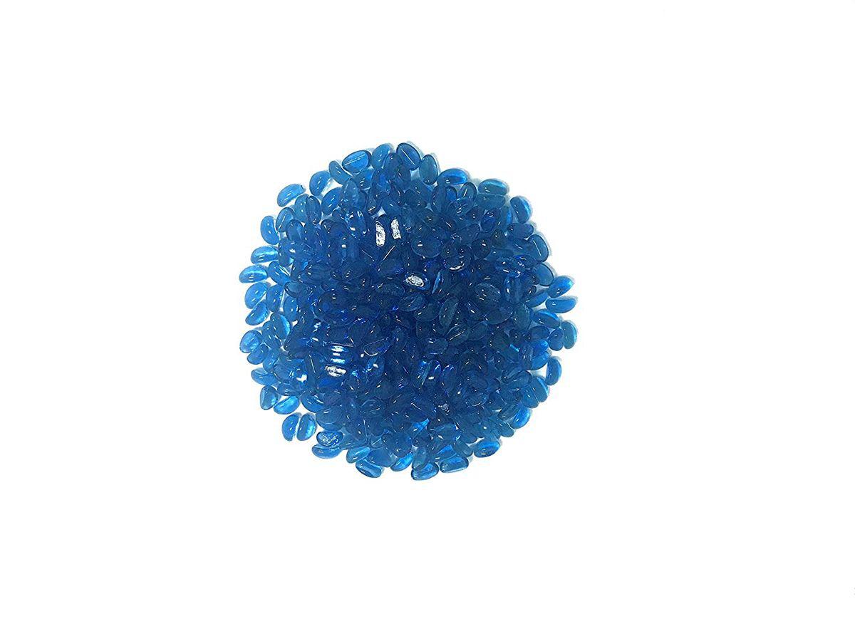 Enhance A Fire 1" 5 Lb. Parade Jelly Bean Molded Glass for Gas Fireplace, Electric Fireplace and Outdoor Gas Firepit