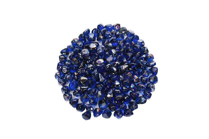 Enhance A Fire 1" 5 Lb. Sapphire Large Iridescent Diamond Fire Glass for Gas Fireplace, Electric Fireplace and Outdoor Gas Firepit