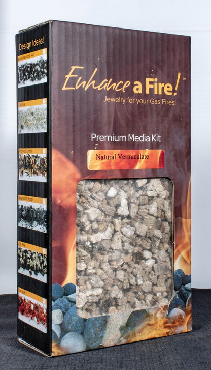 Enhance A Fire 12 Oz. Natural Sea Designer Vermiculite for Indoor Vented Gas Logs and Fireplace