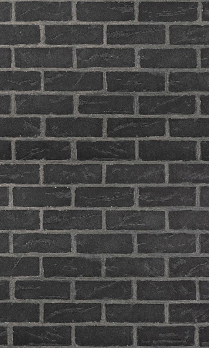 Enhance A Fire 22" x 36" 2-Piece Black Tie Clinker Vertical Premium Fiber Brick Panels for Gas Fireplaces and Gas Log Conversions
