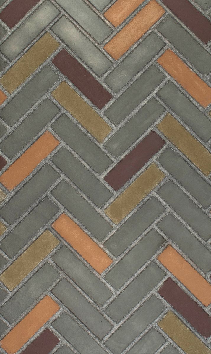 Enhance A Fire 22" x 36" 2-Piece Chardonnay Herringbone Vertical Premium Fiber Brick Panels for Gas Fireplaces and Gas Log Conversions