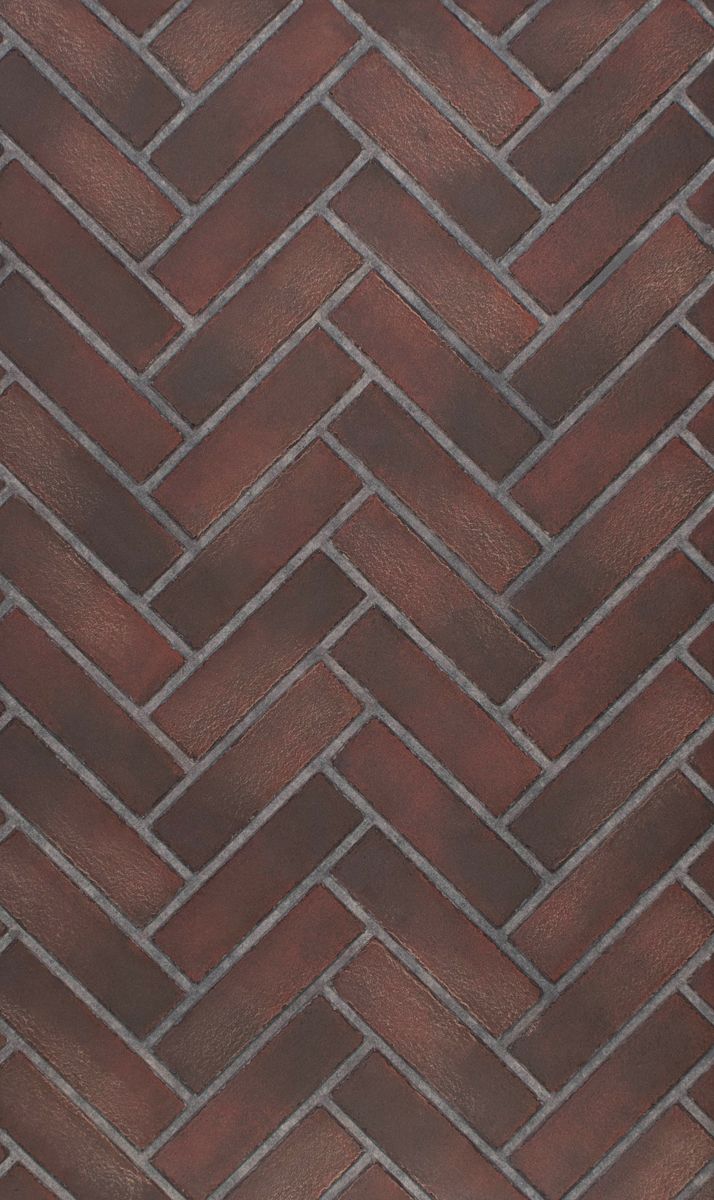Enhance A Fire 22" x 36" 2-Piece Old Town Red Herringbone Vertical Premium Fiber Brick Panels for Gas Fireplaces and Gas Log Conversions